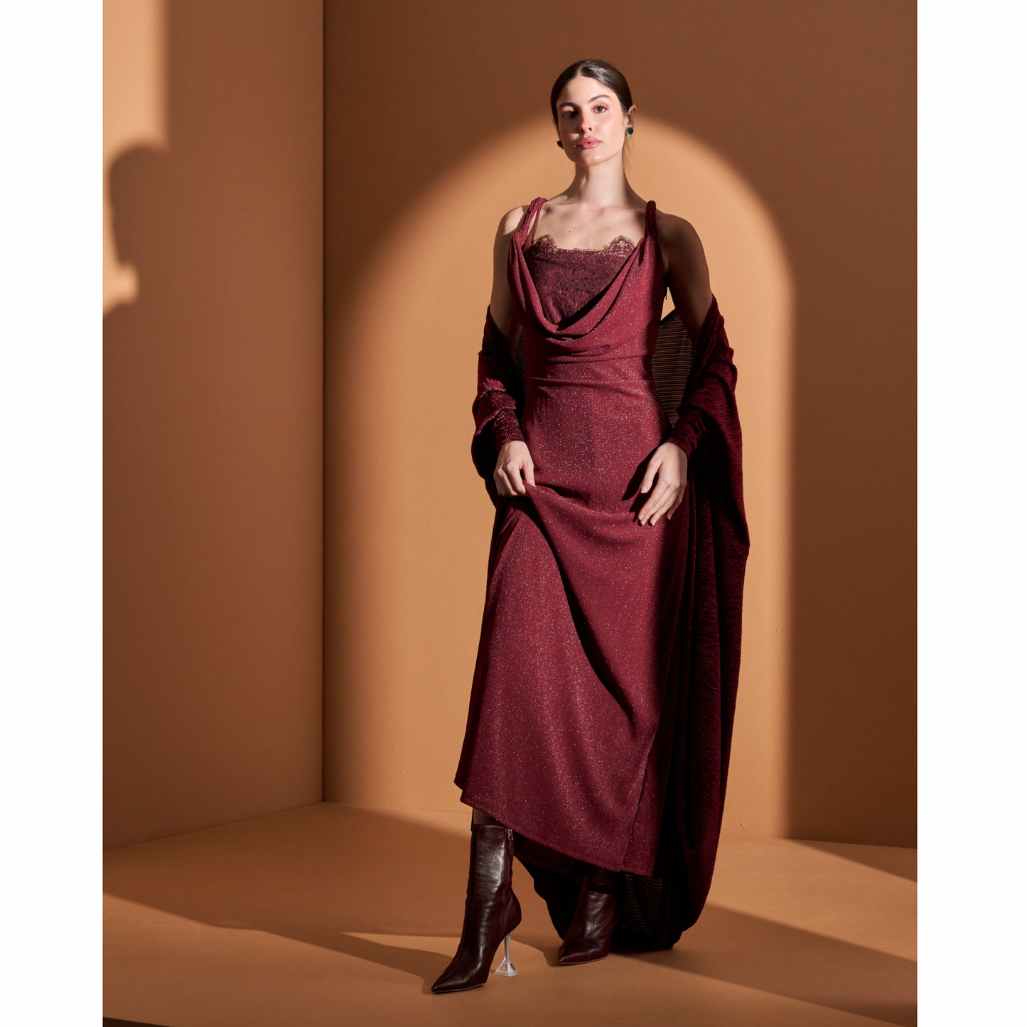 Look14- Maroon